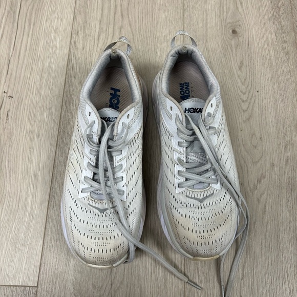 Hoka One Arahi 4 Women’s Nimbus Cloud Lunar Rock Running Shoes - Picture 2 of 7